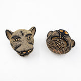 Máscara Jaguar de barro
