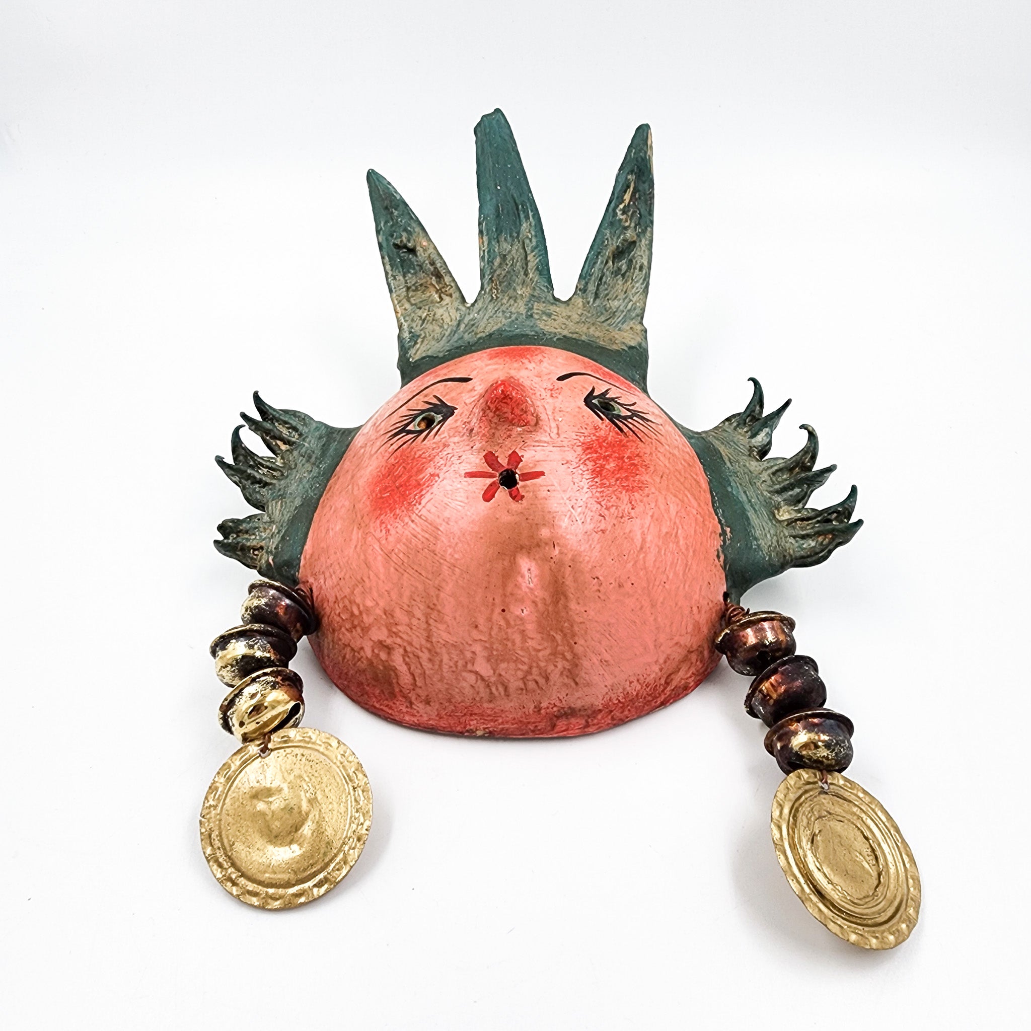 Máscara muñeca "maguey" hecha de coco