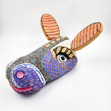 Máscara de burro de madera Ocumicho