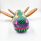 Máscara de vaca de madera Ocumicho