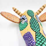 Máscara de vaca de madera Ocumicho