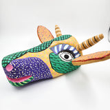Máscara de vaca de madera Ocumicho