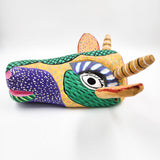 Máscara de vaca de madera Ocumicho