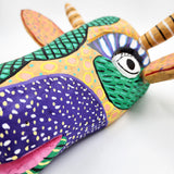 Máscara de vaca de madera Ocumicho