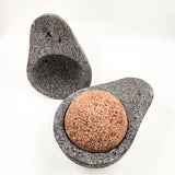 Molcajete aguacate de piedra de basalto
