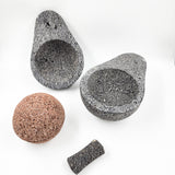 Molcajete aguacate de piedra de basalto