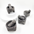 Mini molcajete de piedra de basalto