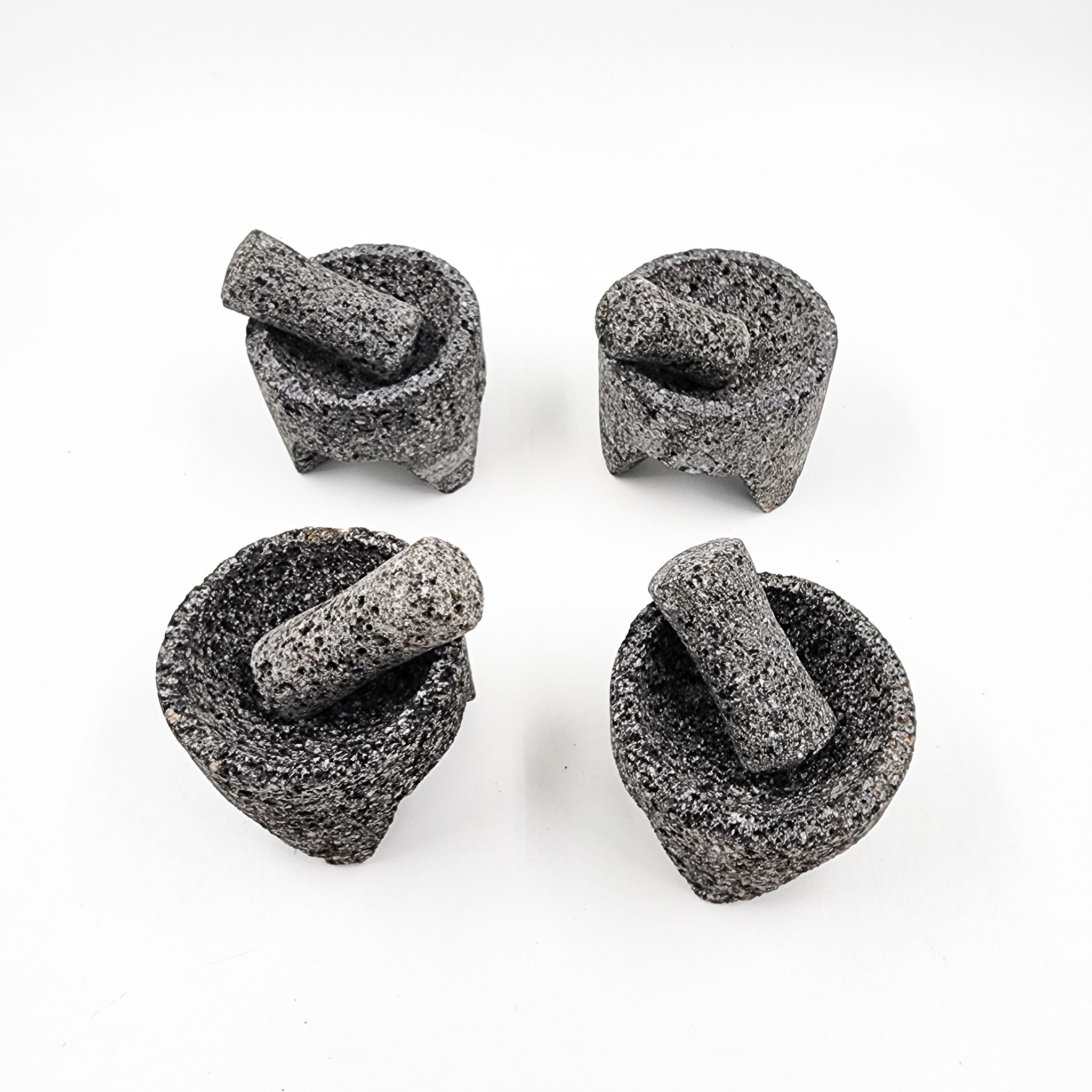 Mini molcajete de piedra de basalto