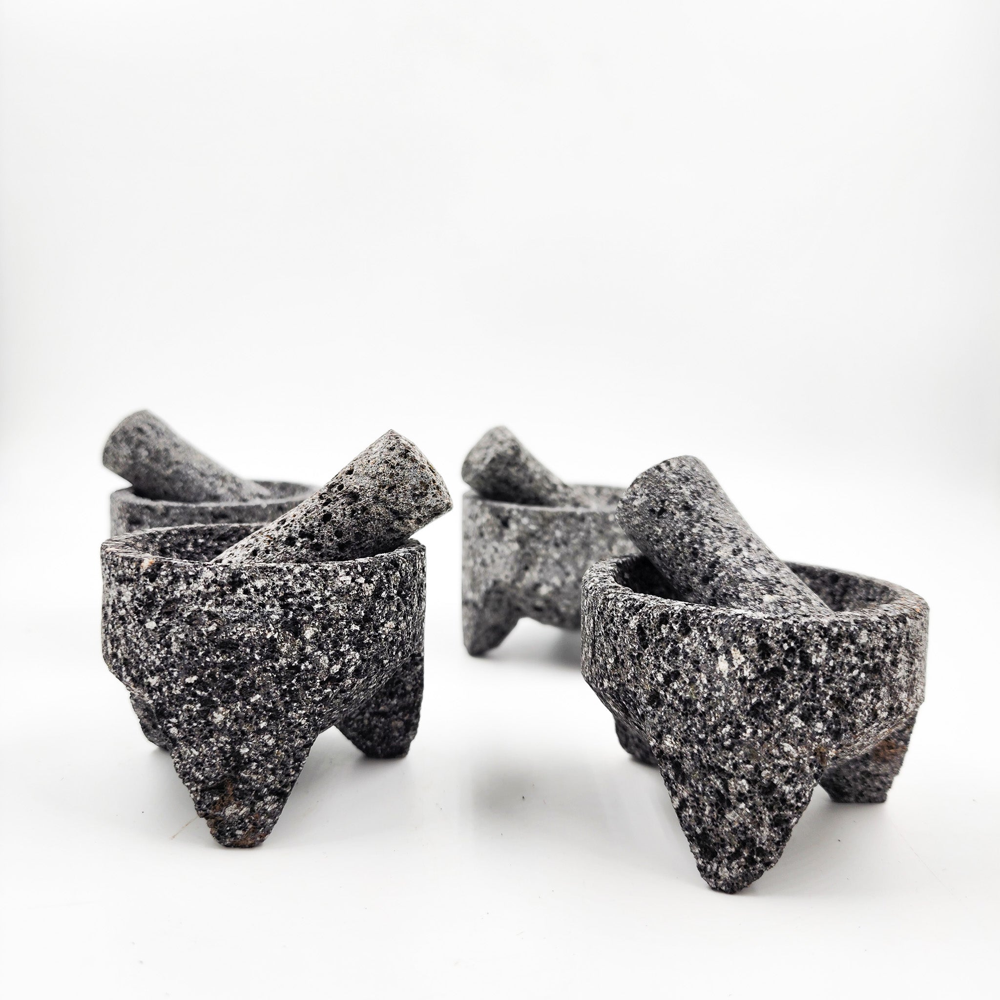 Mini molcajete de piedra de basalto