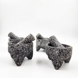 Mini molcajete de piedra de basalto