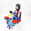 Mono baterista talla de madera - Tona o Nahual