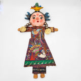 Muñeca artesanal con máscara de coco - Frutas