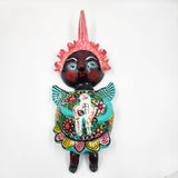 Muñeca de coco artesanal
