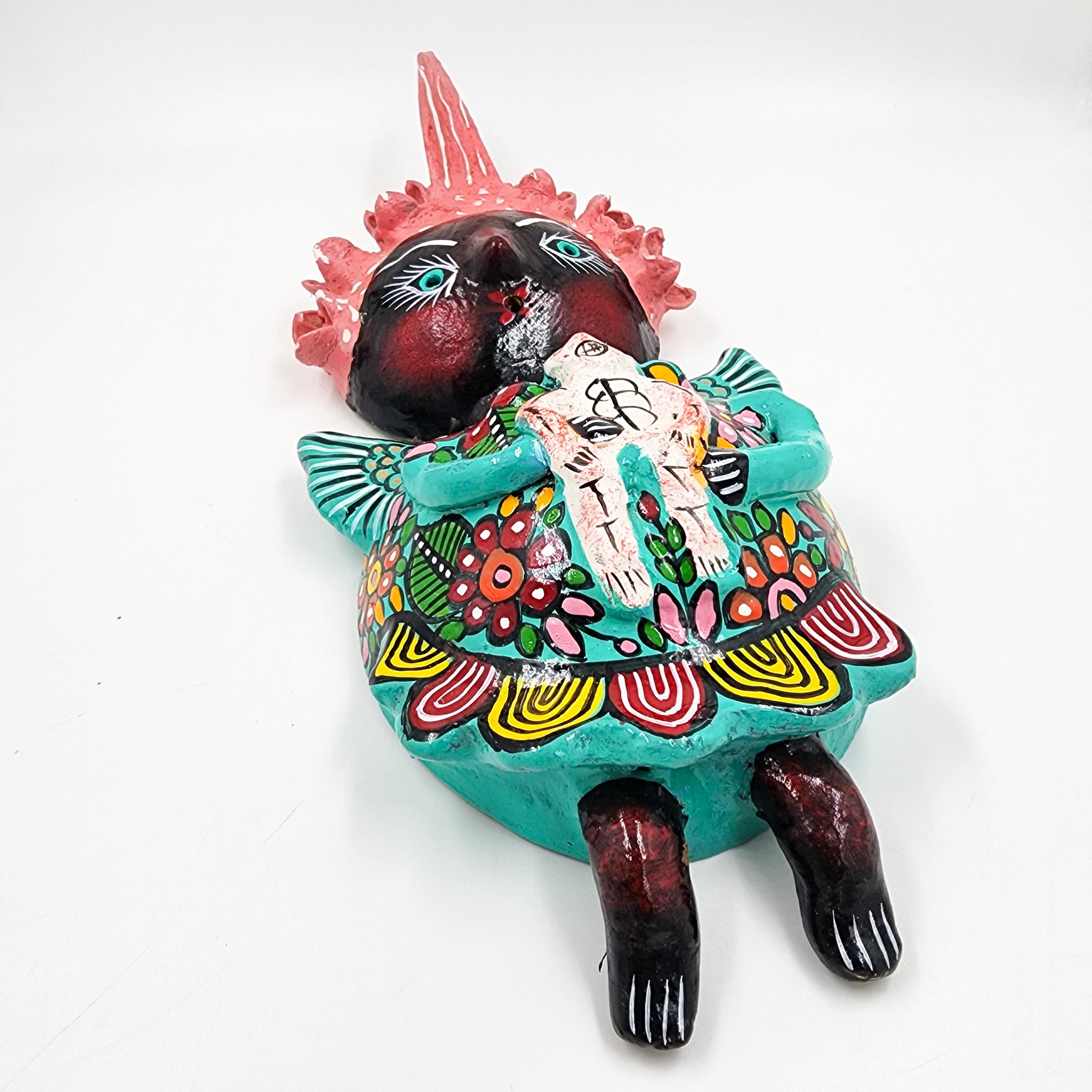 Muñeca de coco artesanal