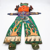 Muñeco artesanal con máscara de coco - Pez