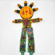 Muñeco artesanal con máscara de coco - Sol