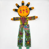 Muñeco artesanal con máscara de coco - Sol