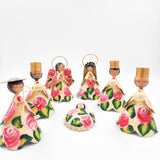 Nacimiento de hojalata artesanal 7 Piezas