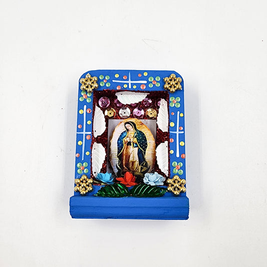 Nicho Virgen — Arte popular kitsch