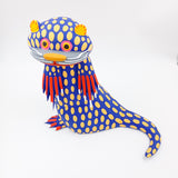 Nutria grande - talla de madera Oaxaca