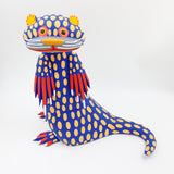 Nutria grande - talla de madera Oaxaca