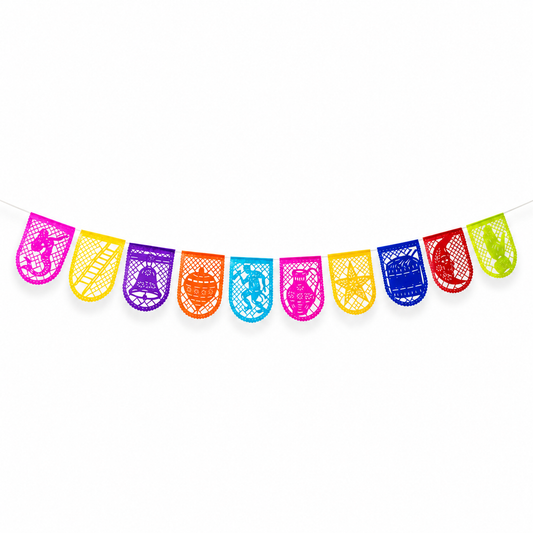 Papel picado artesanal grande