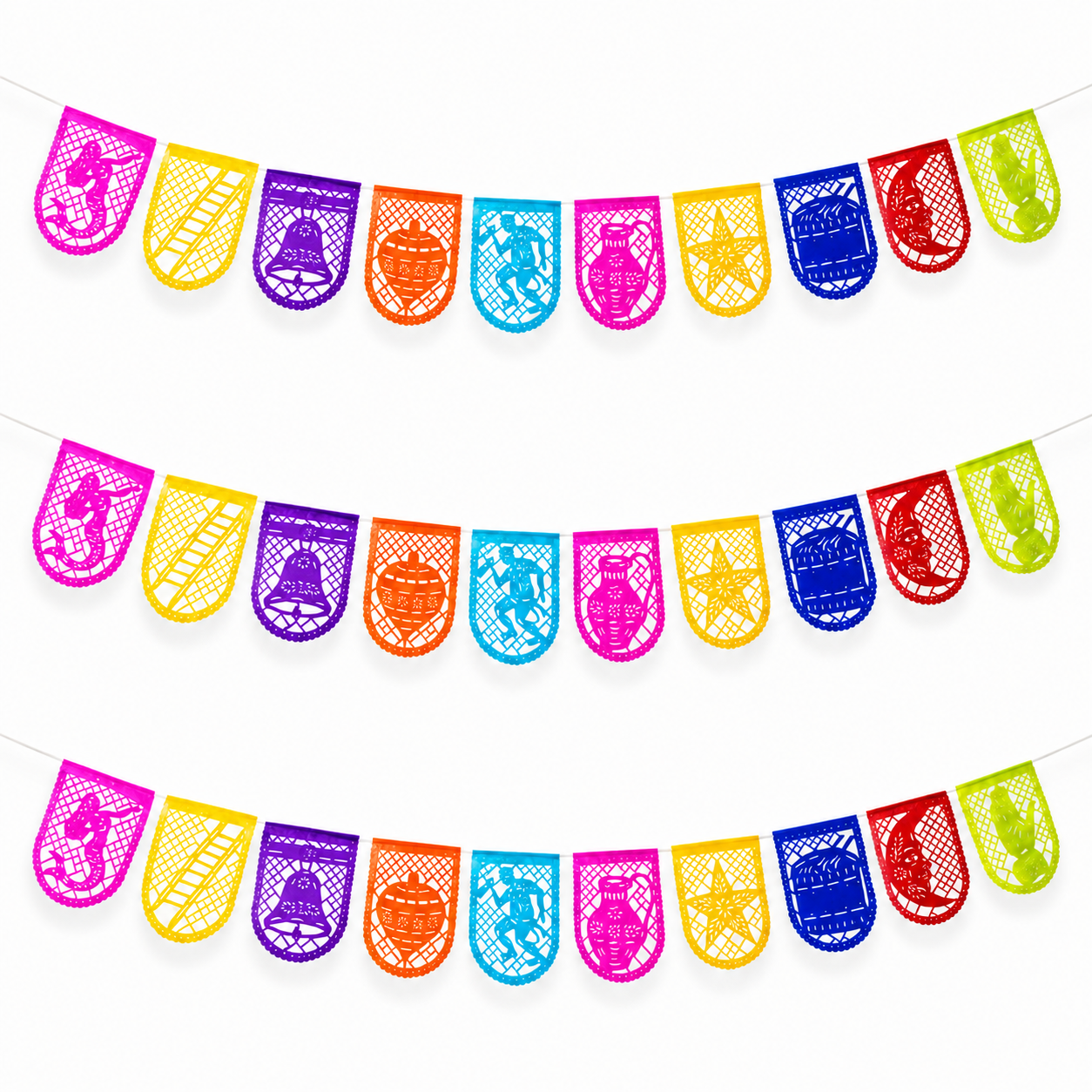 Papel picado artesanal grande