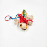 Peluche axolote de lana artesanal