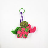 Peluche elefante de lana artesanal