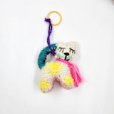 Peluche gato de lana artesanal