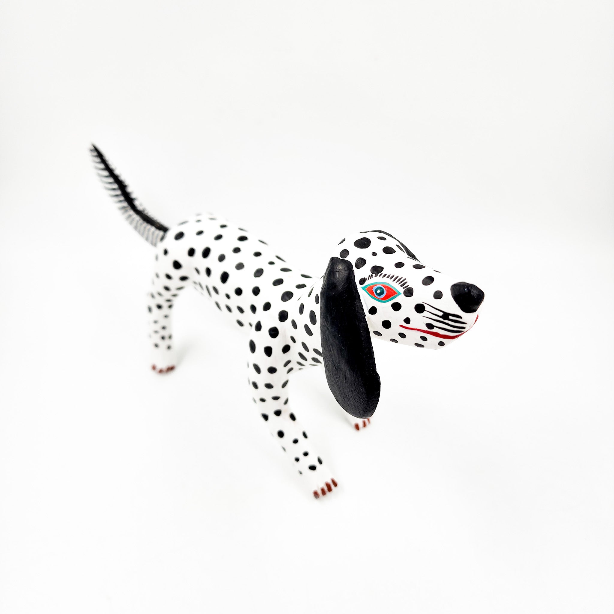 Perro talla de madera - Tona o Nahual