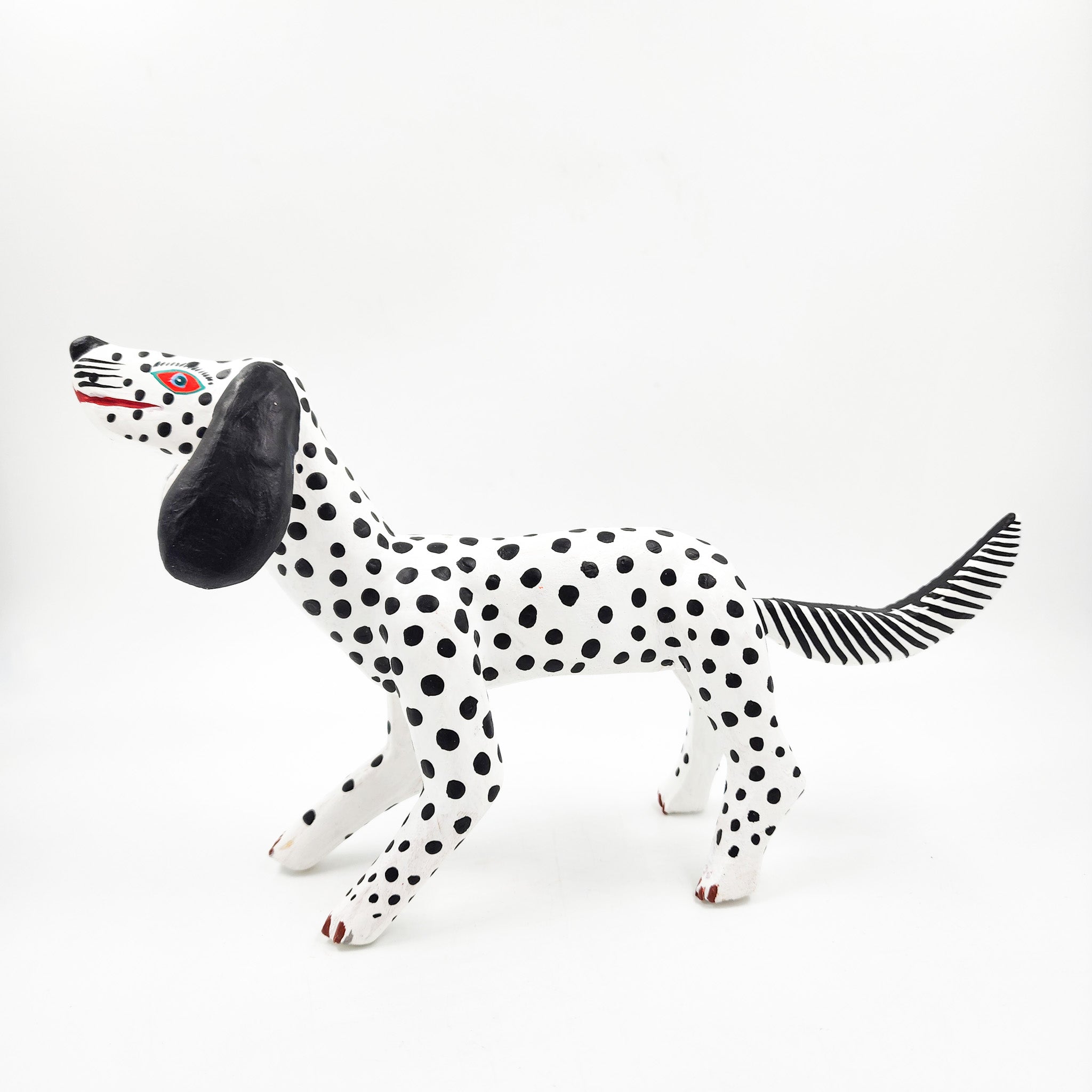 Perro talla de madera - Tona o Nahual