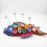 Betus Clay Fish with Flowers Handicraft