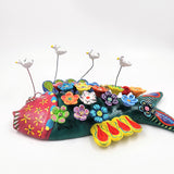 Pez con flores de Barro Betus artesanal