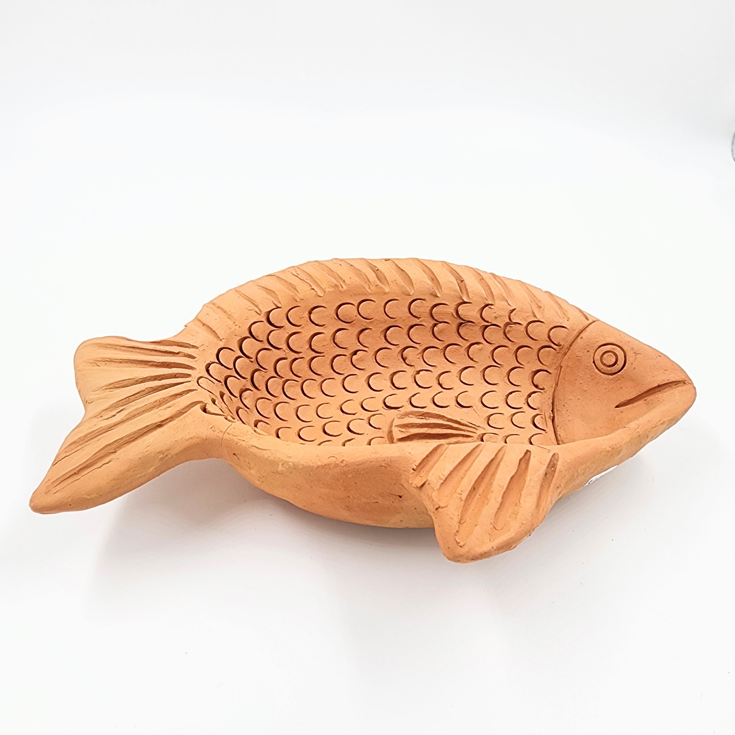Pez de barro rojo