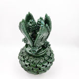 Piña de barro vidriado - Verde