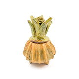 Piña vidriada mini - amarilla