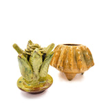 Piña vidriada mini - amarilla