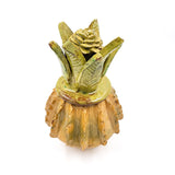 Piña vidriada mini - amarilla