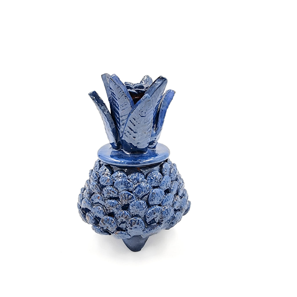 Piña vidriada mini - azul marino – Los Milagritos