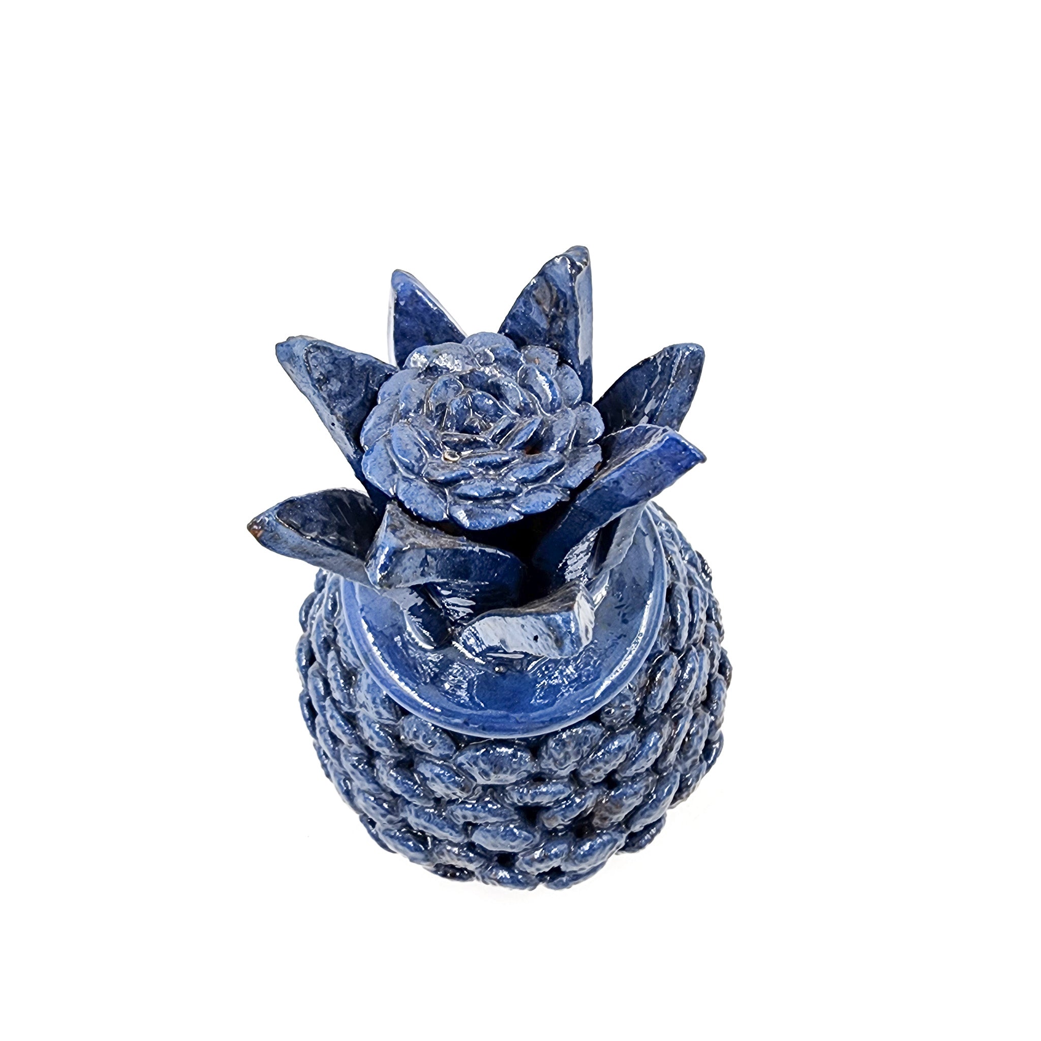 Piña vidriada mini - azul marino – Los Milagritos