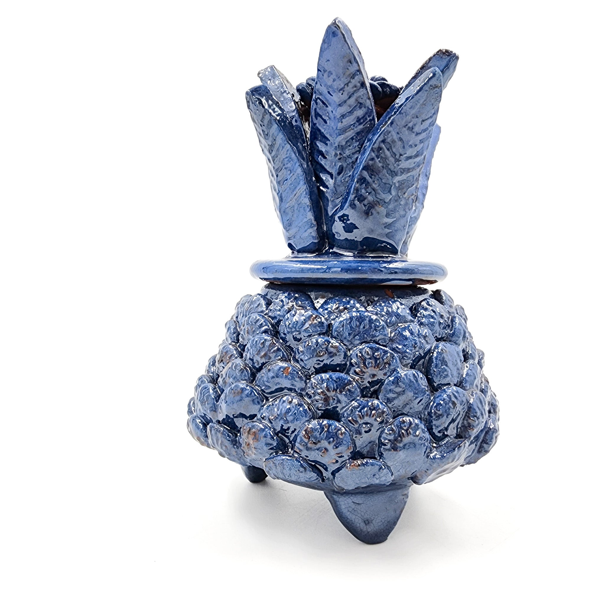 Piña vidriada mini - azul marino – Los Milagritos