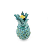 Piña vidriada mini - turquesa