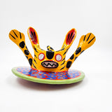 Pirinolas Tecuán en cartón - pintadas a mano