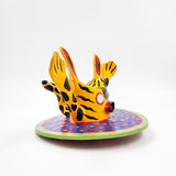 Pirinolas Tecuán en cartón - pintadas a mano