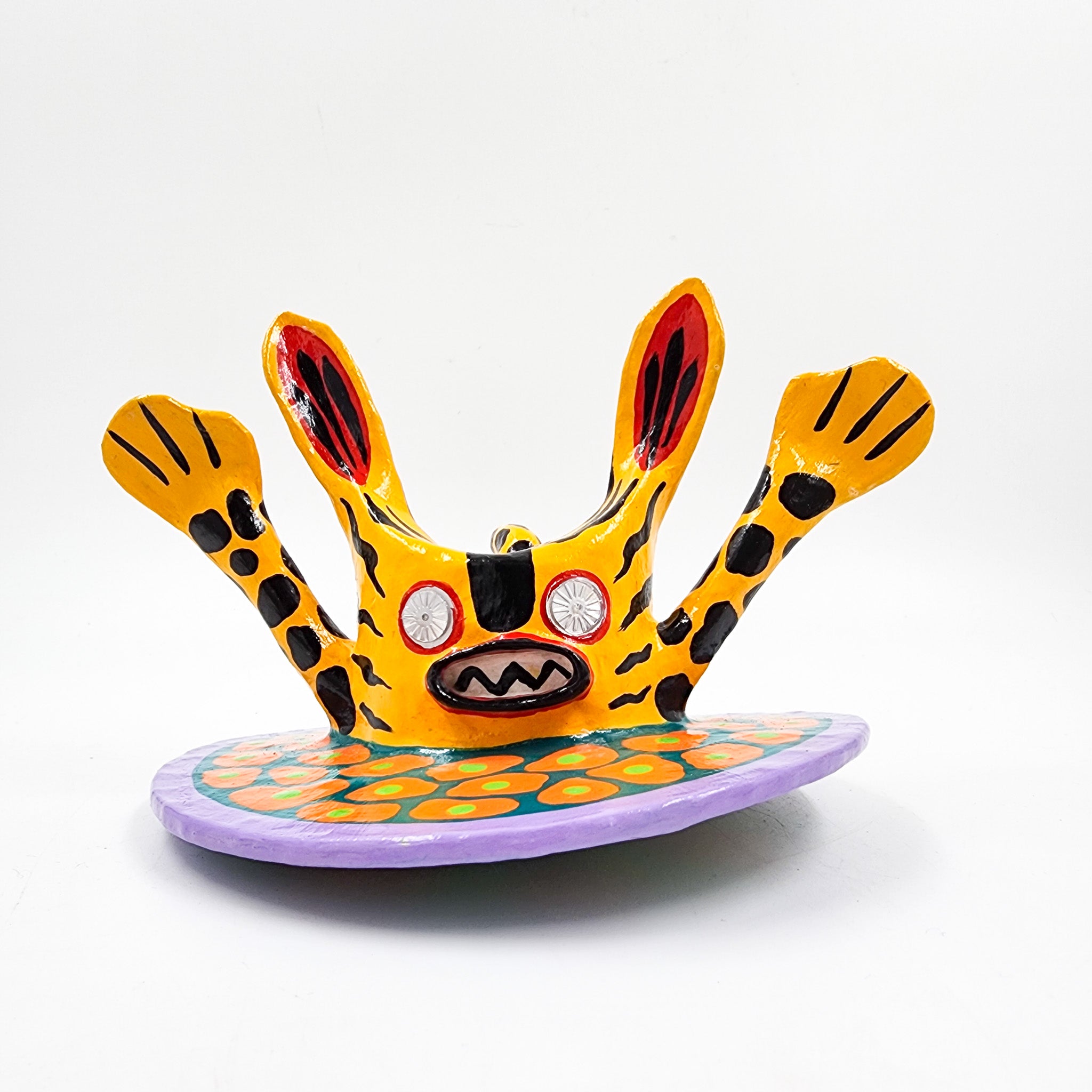 Pirinolas Tecuán en cartón - pintadas a mano