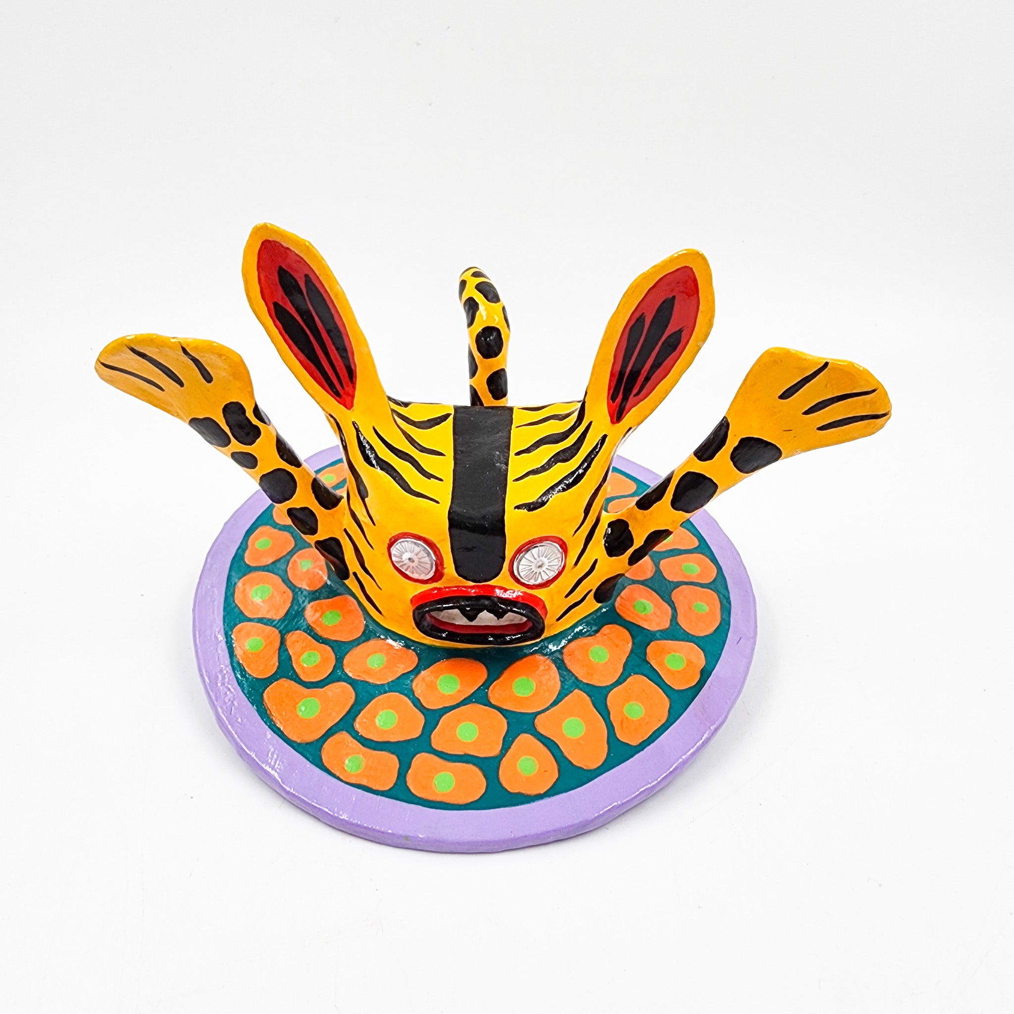 Pirinolas Tecuán en cartón - pintadas a mano