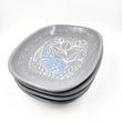 Burnished clay rectangular dish