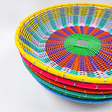 Plato redondo de alambre - popotillo