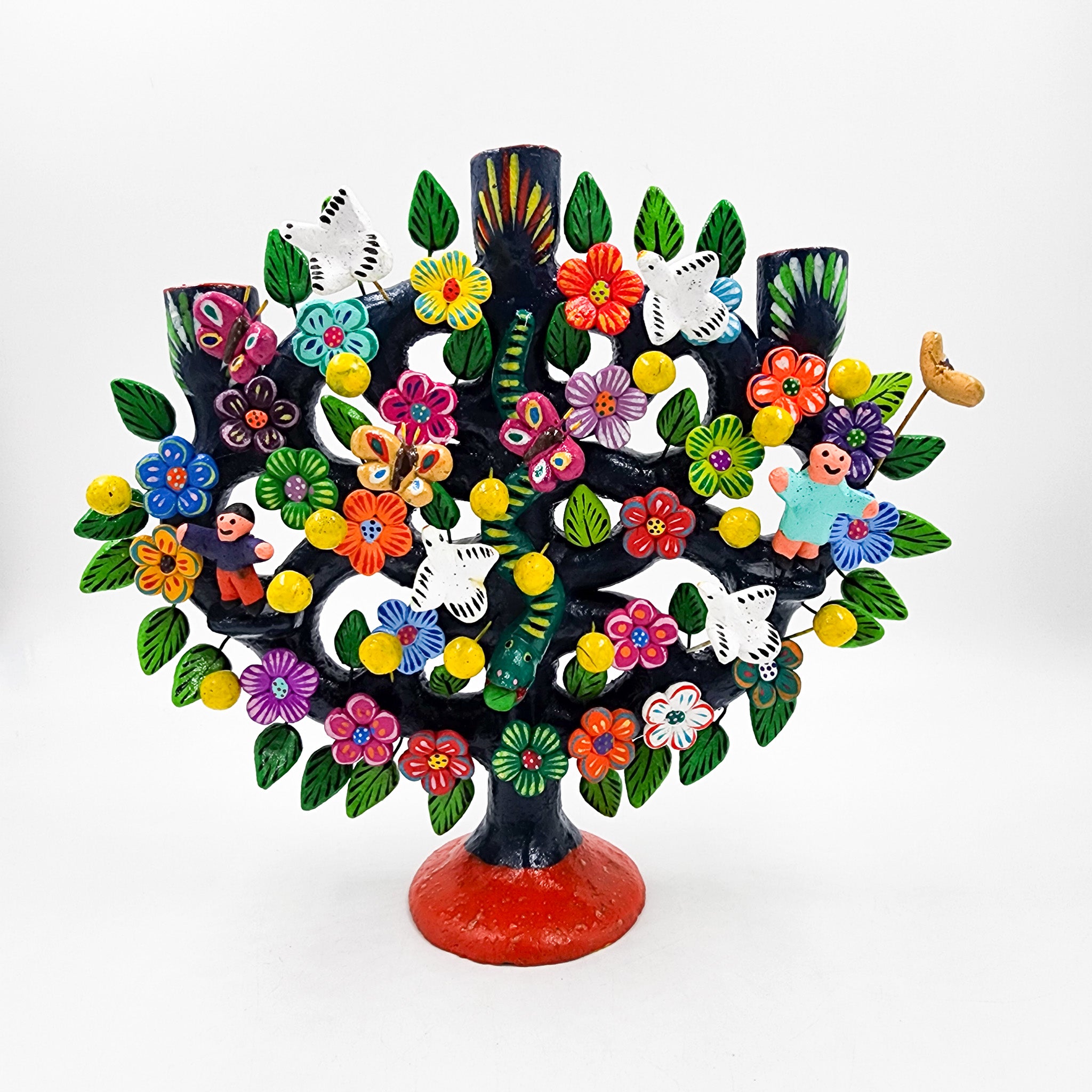 Portavelas Árbol de la Vida de Barro Betus